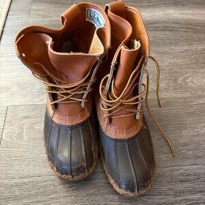 Llbean duck boots Size women’s 8
